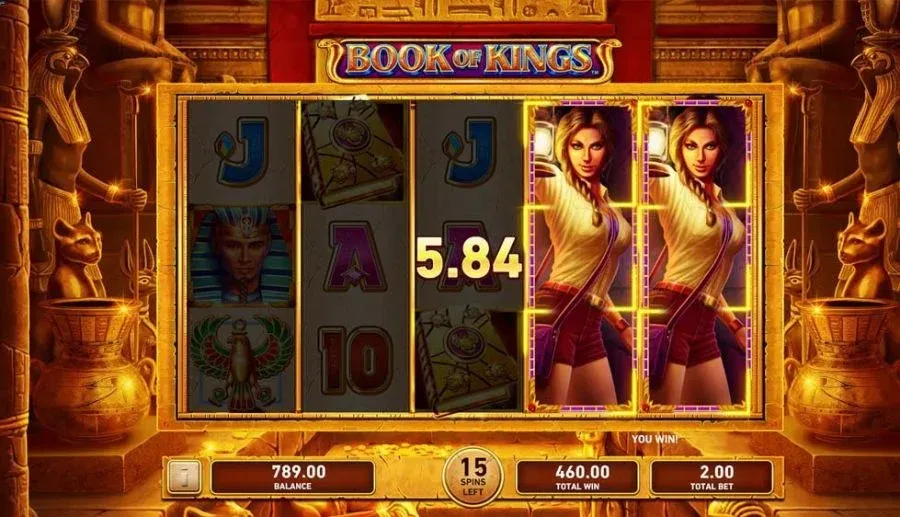 Book of Kings Playtech &mdash; book-of con expanding symbol e RTP 95,03% su Excitewin