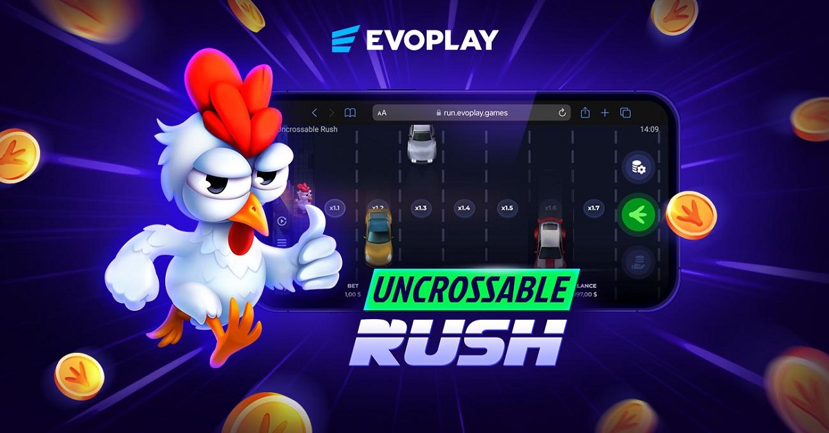 Uncrossable Rush Evoplay &mdash; crash 4x4 con RTP 98,15% su Excitewin
